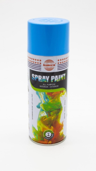 АЭРОЗОЛЬНАЯ КРАСКА #07 LIGHT BLUE ГОЛУБОЙ 400 МЛ ASMACO